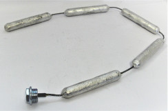 ANODO CON 5 ELEMENTI A CATENA tappo 3/4"