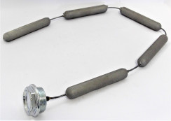 ANODO CON 5 ELEMENTI A CATENA tappo 1"1/2